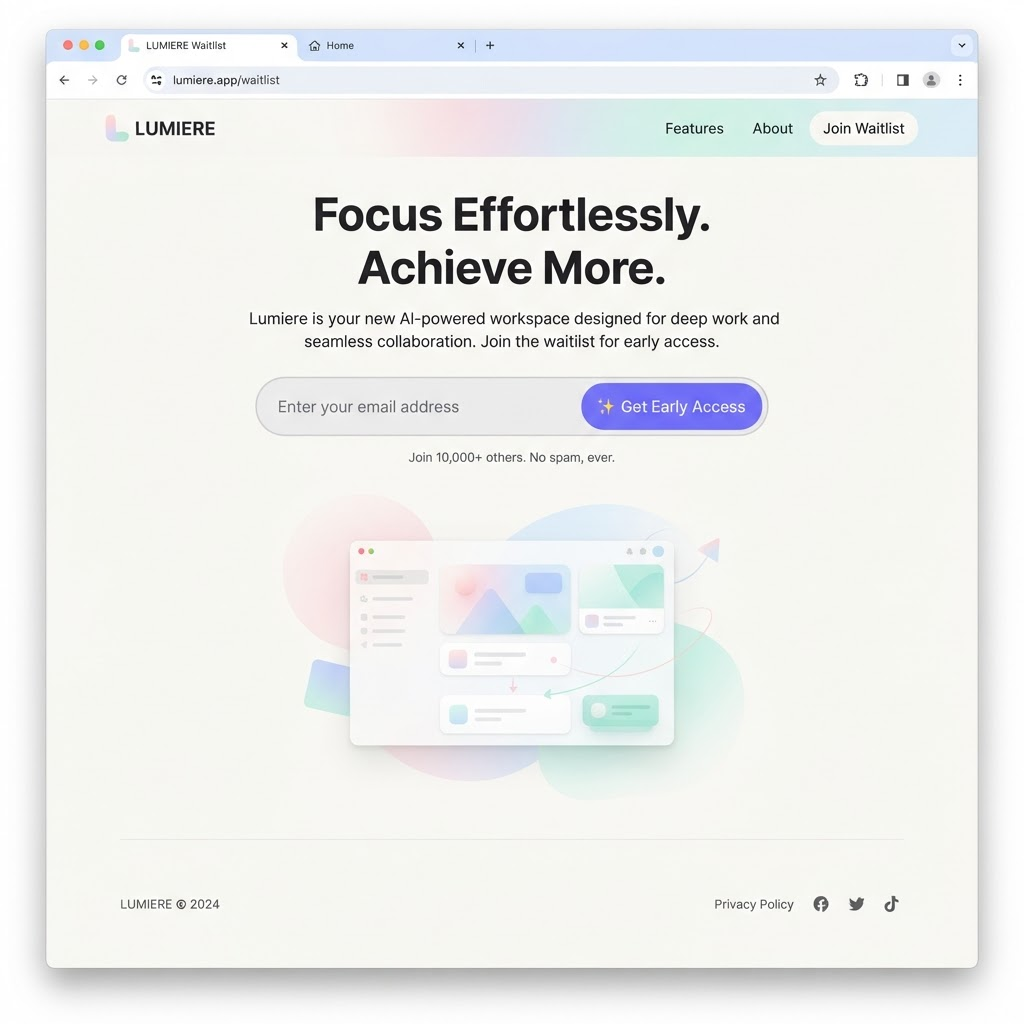 Waitlisty — Landing Page